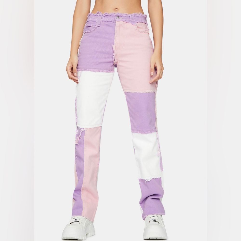 Jaded London patchwork pants